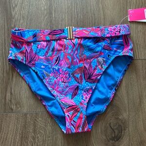 Lily Pulitzer Sonnie bikini bottom - Ruby Red Wild Times